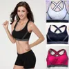Yoga Outfit Sportswear Fitness Running Vest Jogging Bra Filled Underwear Tennis Top Gym Clothing Accessories