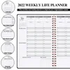 Anteckningar Planner Organiser Diary 365 Days Daily Hour Schema Time Management Agenda Notebook Journal Utnämning Bok 221104