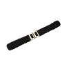 Cinturones Cinturón elástico de cuero de moda de lujo para mujer Marca de diseñador Hebilla de metal Correa de cintura Abrigo Vestido Cintura decorada Faja
