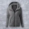 Kvinnors jackor Trendiga Winter Coat Cardigan Plus Size Hoodie Wear-Resistent Women Jacket