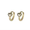 Hoop Earrings For Women Classic Cute Romantic Love Letters Earing Gift Gold-Color Fashion Jewelry Pendientes Accessories Brincos