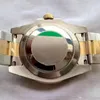 Reloj Serie de anillos de cerámica de 40 mm Correa de oro de 18 quilates Calendario con espejo de zafiro Movimiento mecánico automático 253l