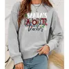 Lettre Sweats à capuche pour femme Pull en velours de Noël Automne et hiver Pull chaud Père Noël Pulls laids pour femme Pulls adorables drôles pour les fêtes de vacances