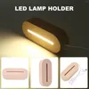 Lamp Holders Wood Light Base Rechargeable Wooden LED Display Stand Holder Art Ornament Lighting Accessories