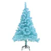 Christmas Decorations 5060cm Tree Pink Blue PVC Artificial Xmas for Home Gift Year Party Supplies 221104