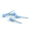 Kroonluchter kristal ondoorzichtige blauw100 stcs 16 60 mm hangende druppel regendruppel hangers voor glazen gordijnlamp kandelaar versiering