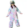 Skidbyxor Mutusnow Snow Baby One-Piece Children's Suit Outdoor Snowing Playing Sport Boys and Girls Warm Ski Equipment