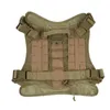 Dog Apparel Tactical Vest Breathable Military Clothes With Molle And Sturdy Handle For Training Walking Harness