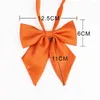 Kowerki Solid Bowtie Casual Tiew dla kobiet mundury motyl węzeł dziewczęta JK Cravat Dzieci Kowarki