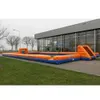 Custom portable blow up Inflatable football PitchInflatables soccer fieldaerated footballs Court Arena for outdoor game