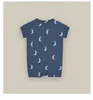 Kläder sätter unisex baby härlig sommarmåne mönster småbarn pojke flicka bomull onesie mjuk spädbarn oz märke jumpsuit romper väska fartkläder