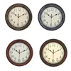 Horloges murales Style Antique suspendu non tic-tac grands chiffres arabes horloge ronde pour ornement