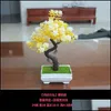 Andere evenementenfeestjes Party Supplies Simation Plant Kunstmatige pot bonsai decoratieve nep groene planten ornamenten home dhe7c