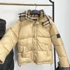 Classic Downs Men Parkas Fashion Luxury Designer Brand Down Jacket Man Epaulettes Trend Winter Warm Cotton Vestes