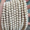 Beads Wholesale Price Natural Stone White 4-12mm Pick Size Loose Bulk Gemstone Bead DIY Bracelet For Jewelry Making