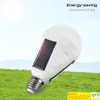 جديد قابلة لإعادة الشحن 12W لمبة شمسية E27 265V توفير الطاقة LED LED ذكي المصباح المعاد شحن لمبة الطوارئ الطوارئ