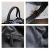 Moda PU bolsa de couro Capacidade Crossbody ombro s￳lido bolsas femininas