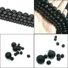 Pietra 8Mm Opaco Perline Naturali Corniola Agat Perline Onice Nero Pietra Sfaccettata Rotonda Fai Da Te Bracciale Allentato Per Gioielli Che Fanno Consegna Di Goccia 2 Dhpyc