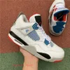 2023 Jumpman Red Thunder 4 4s Buty Bughing University Blue Mens Military Black Cement Cat Cream Sail White Oreo Hoded Podczerwień Grey Tattoo Treakers S5 S5