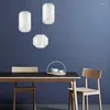 Pendant Lamps Nordic Postmodern Restaurant Bar Chandelier Spanish Natural Marble Bedside Lamp E27 Light Spurce Lighting Fixture