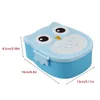 Portable Tableware Owl Student Children's Lunch Box Outdoor Picnic Food Container Storage Boxes