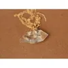 Colliers pendentifs NM39910 collier en cristal de guérison fil enroulé Quartz chaîne en argent ou en or