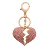 Антеуст модный персик -сердце брелок с бриллиантами ювелирные украшения подвесные брелки подвески творческие сумки для ключей автомобиля Келовые аксессуары подарок