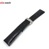 شاهد حزام ACEESEOIRORS للحصول على سوار العلامة الأصلي Slub Leather Band Brown Black Belt 20mm 22mm 24mm Bands3025