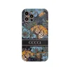 Fashion Designer Phone Case per iPhone 14 Pro Max 13 Mini 12 Set 11 Set Max Plus XS X Plus L Casual G Blue Forest Tigers 22110402cz