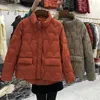 Women's Down Ultra Light Jacket Women Winter Stand Collar Feather Puffer Coat 90% White Duck Parkas Solid Color