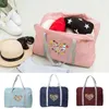 Duffel Bags Organizer Outdoor Travel Luggage Storage Handbag Fashion Women Carry On Bag Food Print Tote Folding Zipper Accessories