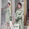 معاطف الخندق النسائي Herstory 2022 Spring Casual Women Windbreaker Coath Long Double Breadged Street Female Outwear Outder