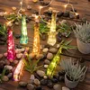 Strings 2pcs Cork Wine Bottle Lights 20 LED Battery Operated Fairy String Mini Copper Wire DIY Part Decor Wedding