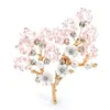 Brooches Wuli&baby Handmade Crystal Tree For Women Lady Beauty Flower Party Office Brooch Pin Gifts