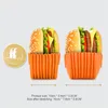 Zabójcy żywności Wysuwany kanapka hamburger stałe pudełko bułki wielokrotnego użytku silikonowego burgera klip z hamburgera