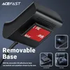 Mobiltelefonladdare AceFast 4 Port USB Car Charger Cigarettändare Socket Spliters PD QC3 0 90W LED Display Voltmeter Dock Fast