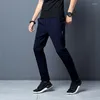 Pantalones para hombres 2022 Hombres Joggers Fitness Casual Fleece Pantalones de chándal al aire libre Transpirable Slim Elasticidad Pantalón