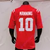 Ole Miss Rebels Football Jersey NCAA College A.J. Brown Ta'amu Archie Manning Mike Wallace Michael Oher Ealy Williams