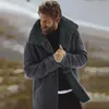 Jackor vinterfleece plysch förtjockar päls män päls designer kläder överrock ära casual man jacka chaqueta de moda para hombre y2211