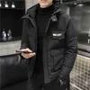 Vestes pour hommes 2022 Nouveau hiver hommes Parka grandes poches veste décontractée à capuche couleur unie 5 couleurs épaissir et chaud vêtements d'extérieur à capuche taille 5XL Y2211