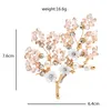 Brooches Wuli&baby Handmade Crystal Tree For Women Lady Beauty Flower Party Office Brooch Pin Gifts