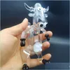 Altri accessori per fumatori Vetro Acqua Bong Mini pipa Dab Rig Cow Pipes Narghilè Percolater Borocilicate Bubbler Craftbong Drop Deliver Dhysl