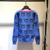 Роскошь 2022 Дизайнерский свитер женский вязаный вязаный пуловер