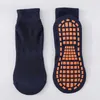 Chaussettes pour hommes 3/5 paires Trampoline pour adulte enfant Silicone points anti-dérapant sport élasticité respirant sol Massage des pieds