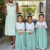 Flower Girls' Dresses For Wedding Kids Formal Wear Long Sleeves Puffy Tutu Toddler Little Girls Pageant Communion Dress Graduation Birthday Party