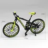 Finger Toys 1 10 Mini Mountain Alloy Bicycle Diecast Model Metal bike Racing Toy Bend Road Simulation Collection for children 221105