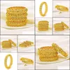 Armreif Armreif Mode Dubai Armbänder Schmuck Gold Farbe Äthiopische Armreifen Für Frauen Afrika Arabische Artikel Großhandel Hochzeitsgeschenk Drop De Dhfl0