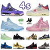 2023 Men Dames basketbalschoenen 4 4S Black Cat Canvas Offs x Sail White Oreo Pure Money Infrared Military Metallic Purple Cool Greyjordon Jordab