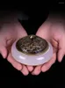 Ароматные лампы нефрита благовония аромат аромат диффузор керамический ретро -творческий маленький настольный столик
