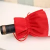 Christmas Decorations Wine Bottle Cover Holiday Santa Claus Champagne 2022 Ornament Year Xmas Navidad Gifts